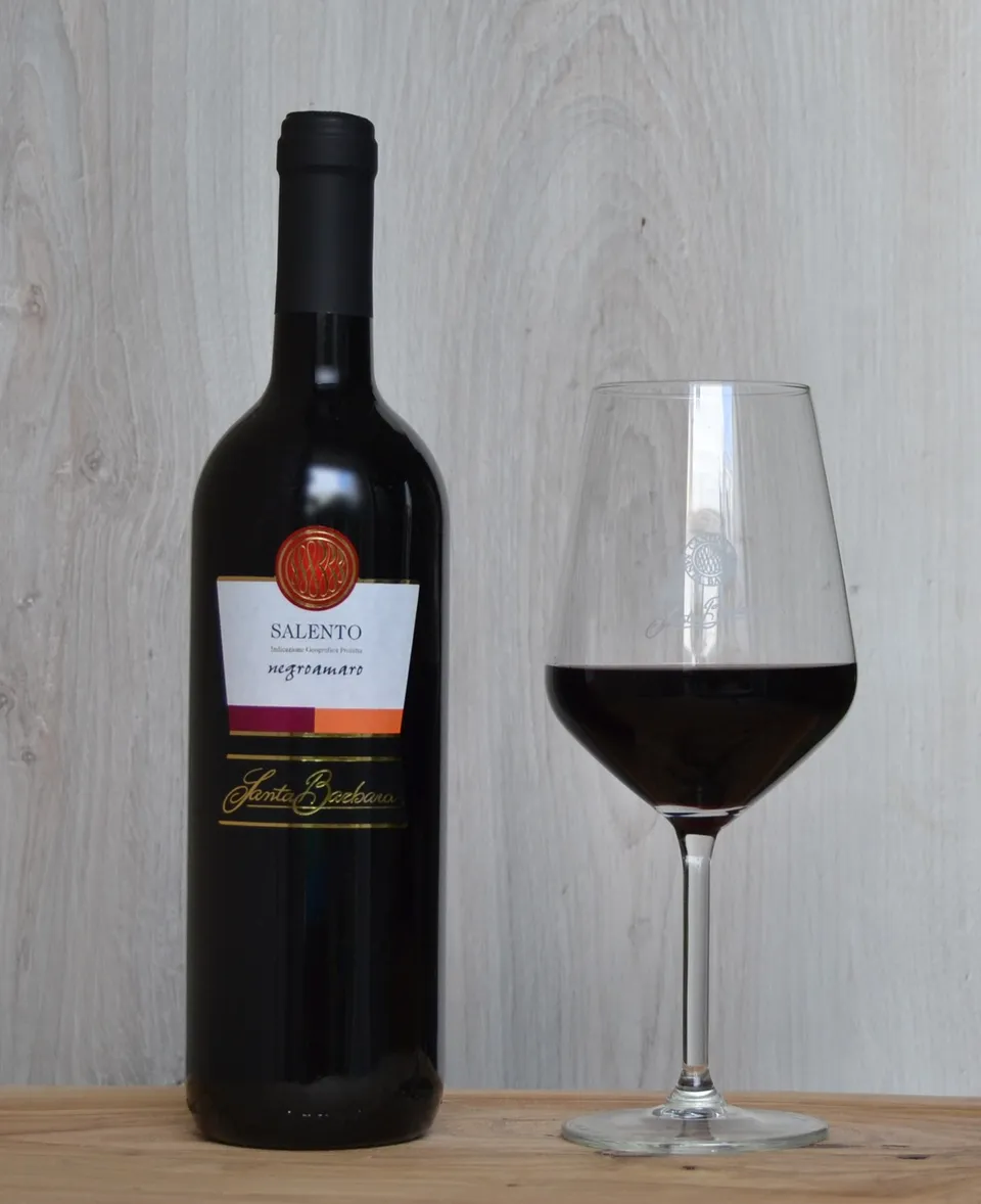 Cantine Santa Barbara Salento Negroamaro vino rosso 12,5%