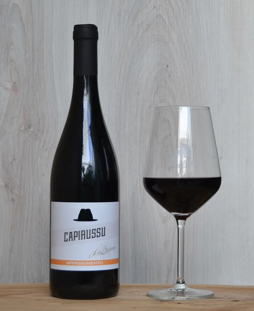Cantine Santa Barbara Capirussu Appassimento vino rosso Puglia