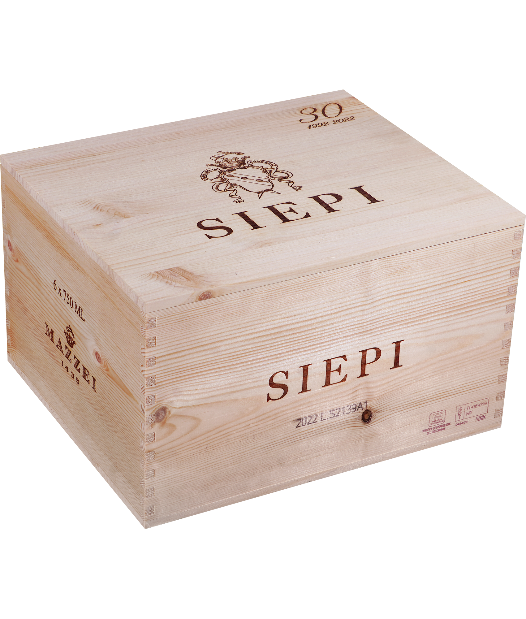 Marchesi Mazzei Siepi vino rosso cassa 6x0,75l Sangiovese Merlot