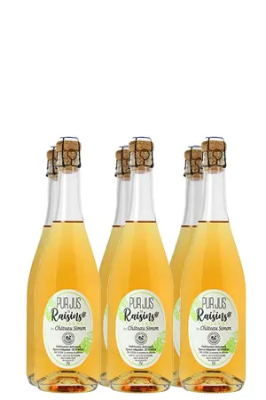 Château Simon succo d’uva frizzante Sauvignon 6 bottiglie