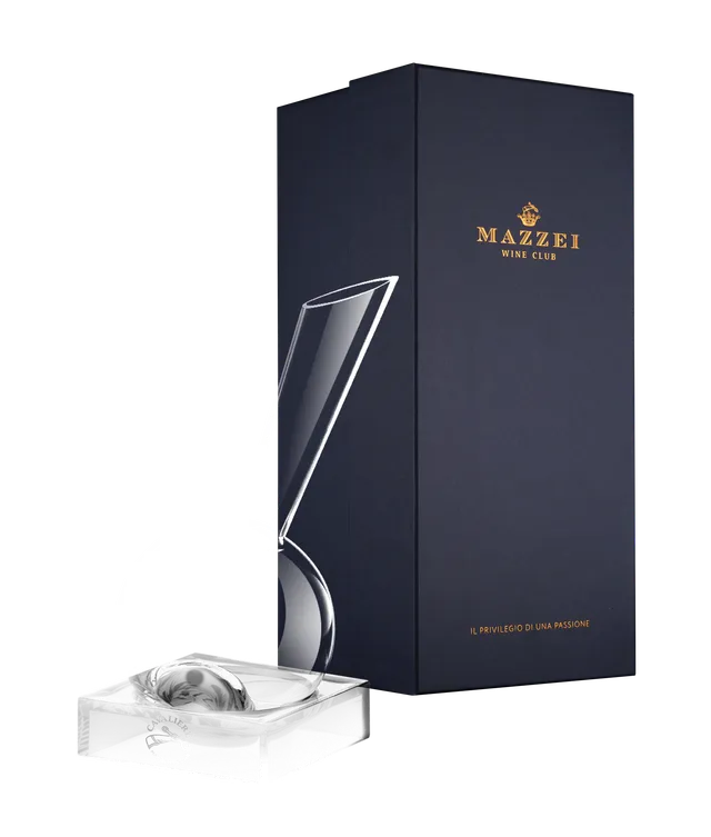 Marchesi Mazzei Cavaliere decanter vetro da vino rosso