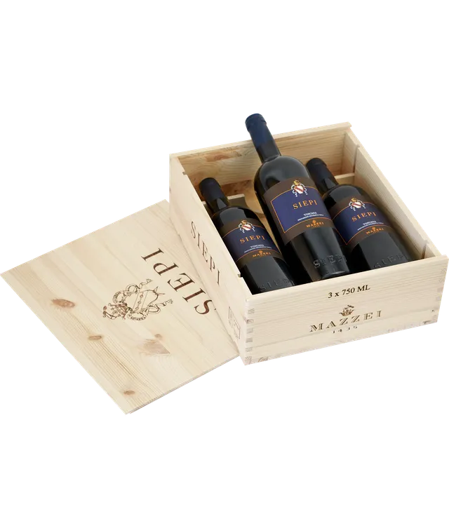 Marchesi Mazzei Siepi Vino Cassa 3x0,75l Sangiovese Merlot