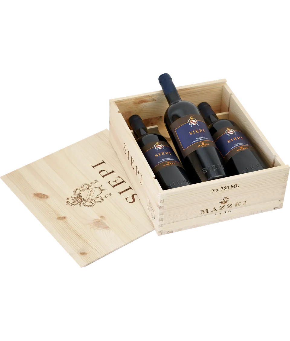 Marchesi Mazzei Siepi Vino Cassa 3x0,75l Sangiovese Merlot