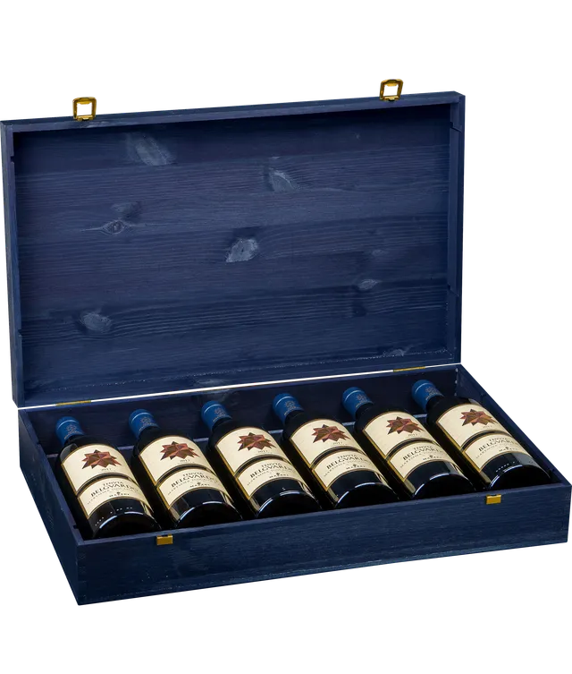 Marchesi Mazzei Belguardo cassetta legno 6 bottiglie
