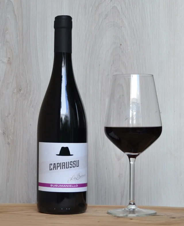 Cantine Santa Barbara Capirussu Susumaniello vino rosso 14%