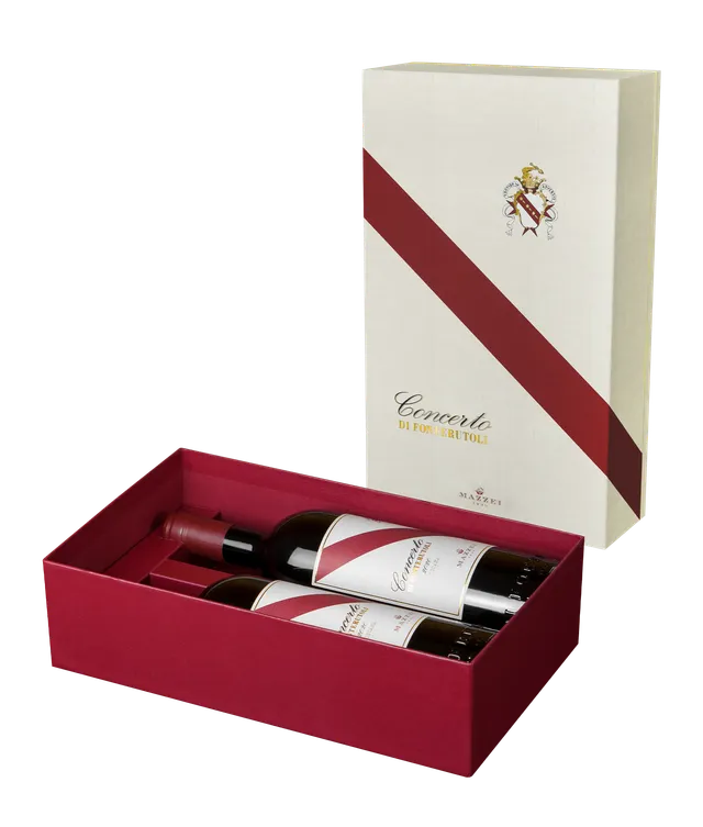 Marchesi Mazzei Concerto cofanetto 2 bottiglie regalo