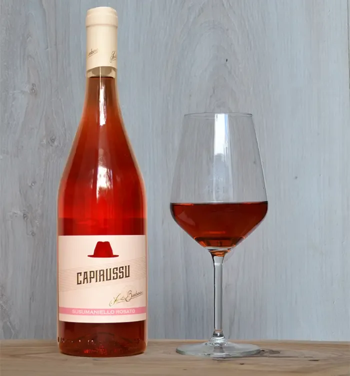 Cantine Santa Barbara Capirussu Susumaniello vino rosato