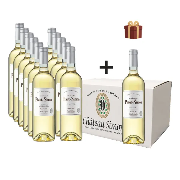 Château Simon L'Instant Piaut Simon cofanetto vino Graves Blanc