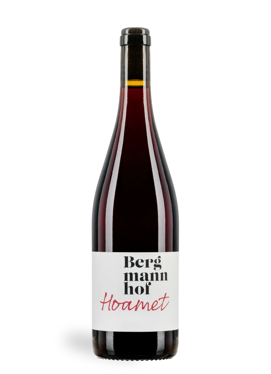 Bergmannhof Hoamet Vernatsch 2022 vino rosso bottiglia 75 cl