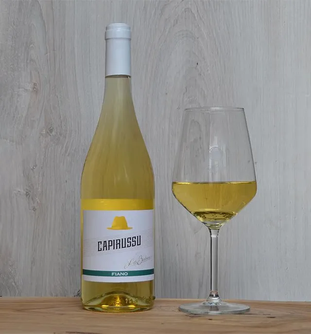 Cantine Santa Barbara Capirussu Fiano vino bianco 75 cl fresco