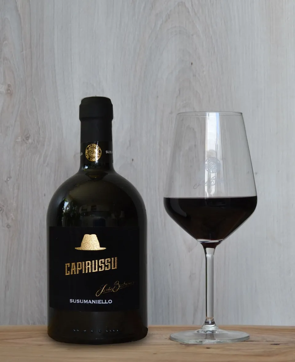 Cantine Santa Barbara Capirussu Susumaniello vino rosso