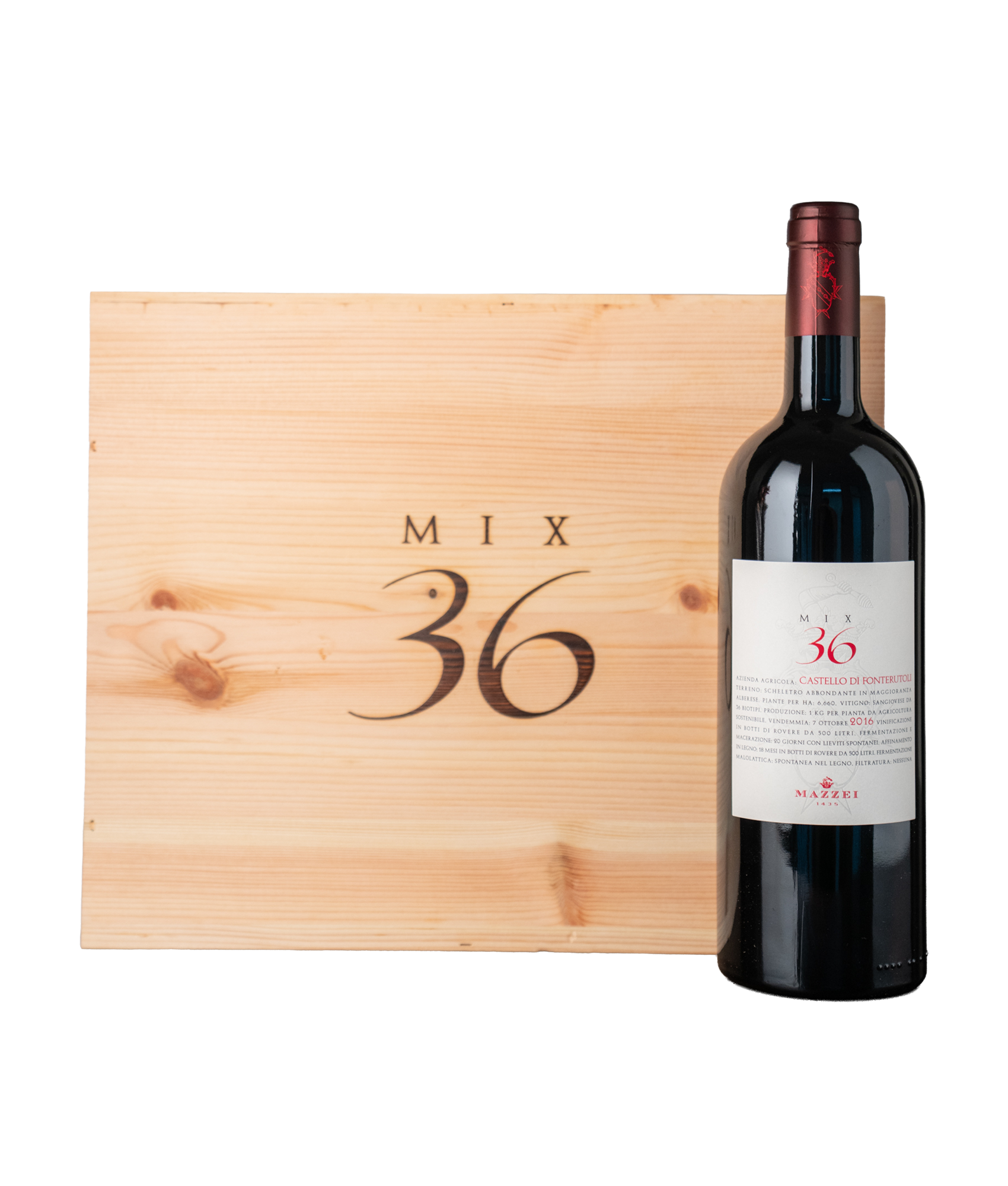 Marchesi Mazzei Library Mix 36 Vino Rosso 0,75l 2016