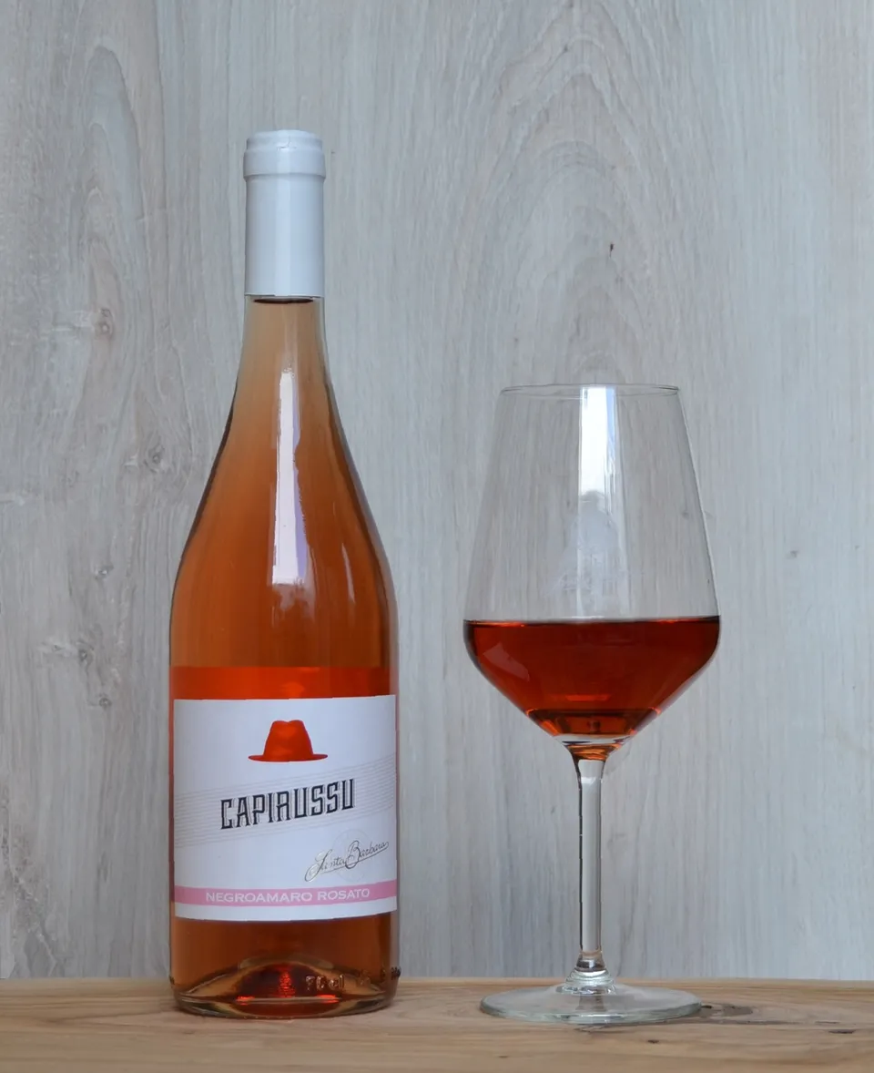 Cantine Santa Barbara Capirussu Negroamaro Rosato vino rosato Salento