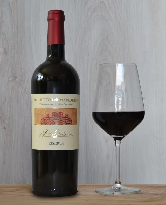 Cantine Santa Barbara Primitivo di Manduria Riserva vino rosso