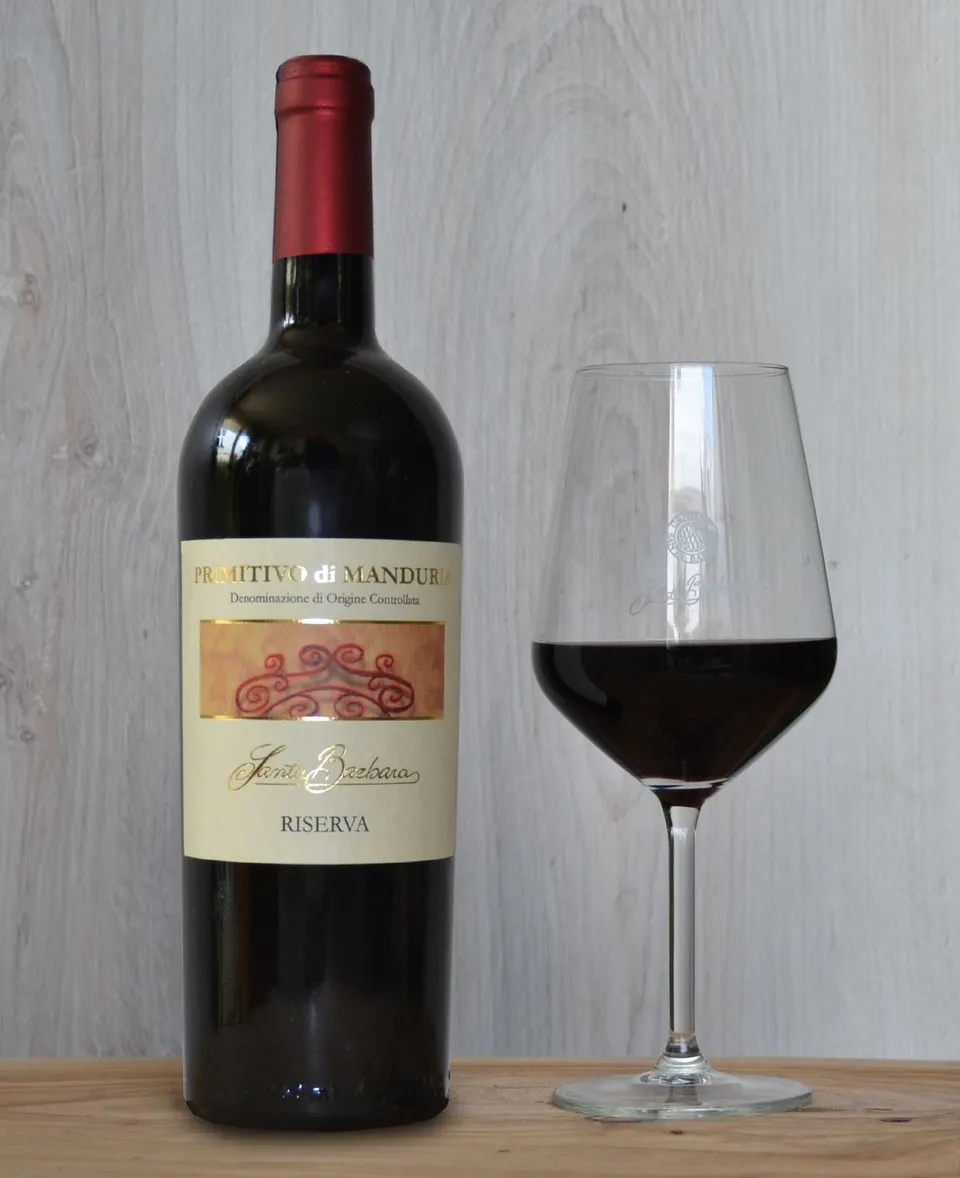 Cantine Santa Barbara Primitivo di Manduria Riserva vino rosso